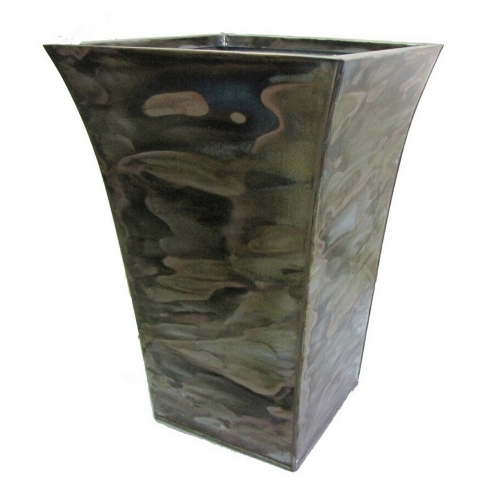 New Lowes Galvanized Metal Decorative Trash Can